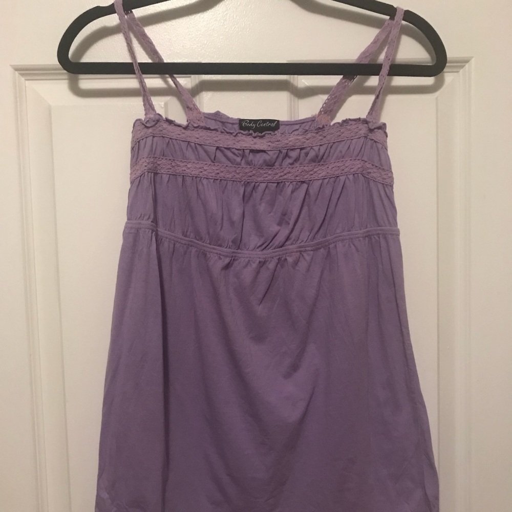 Body Central Purple Tank Size M